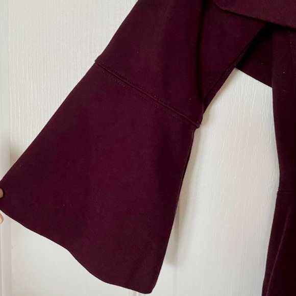 Aritzia Babaton Giovanni Midi Fitted Sheath Dress Deep Plum Size 0 - Picture 6 of 7